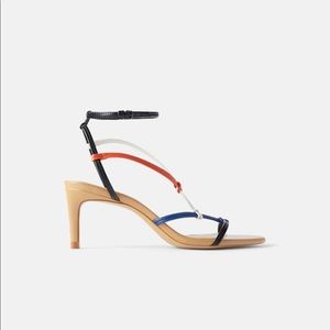 Zara Mid Heel Sandal